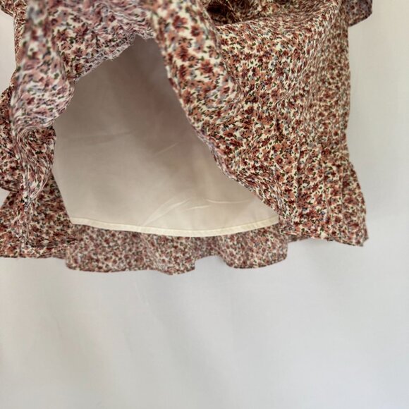 Pink Lily Caitlin Covington pink floral ruffle skirt lines new size Small - 0417 - Picture 4 of 4